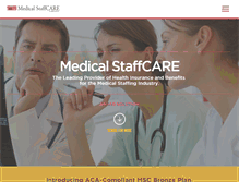 Tablet Screenshot of medicalstaffcare.com